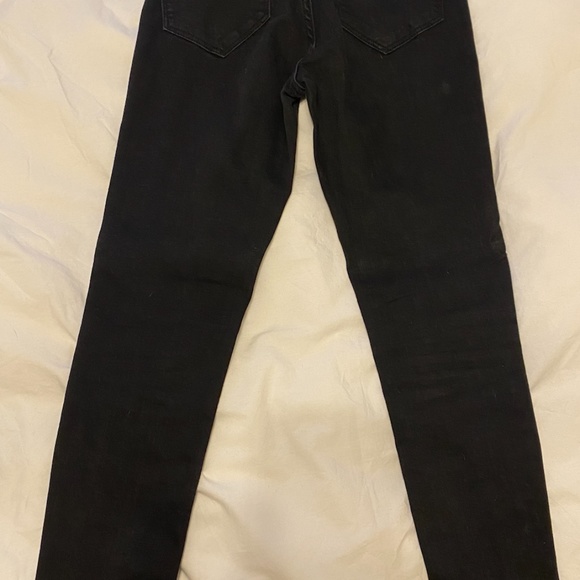 All Saints Biker Cropped Jeans Sz 27 - Picture 4 of 6